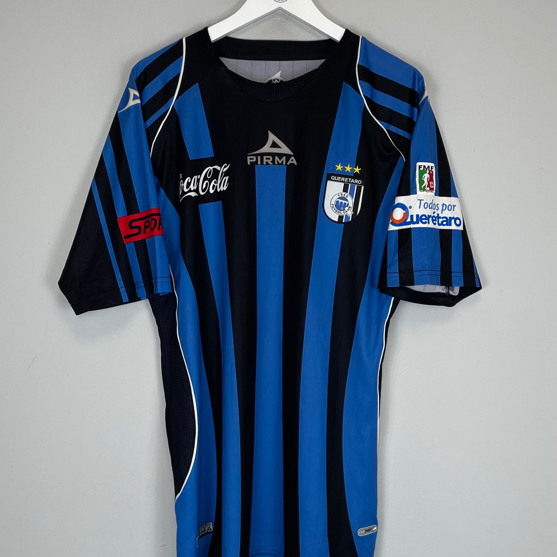 Shop 2006/07 QUERETARO HOME SHIRT (L) PIRMA, classic football shirts, vintage football shirts & retro soccer jerseys at Cult Kits