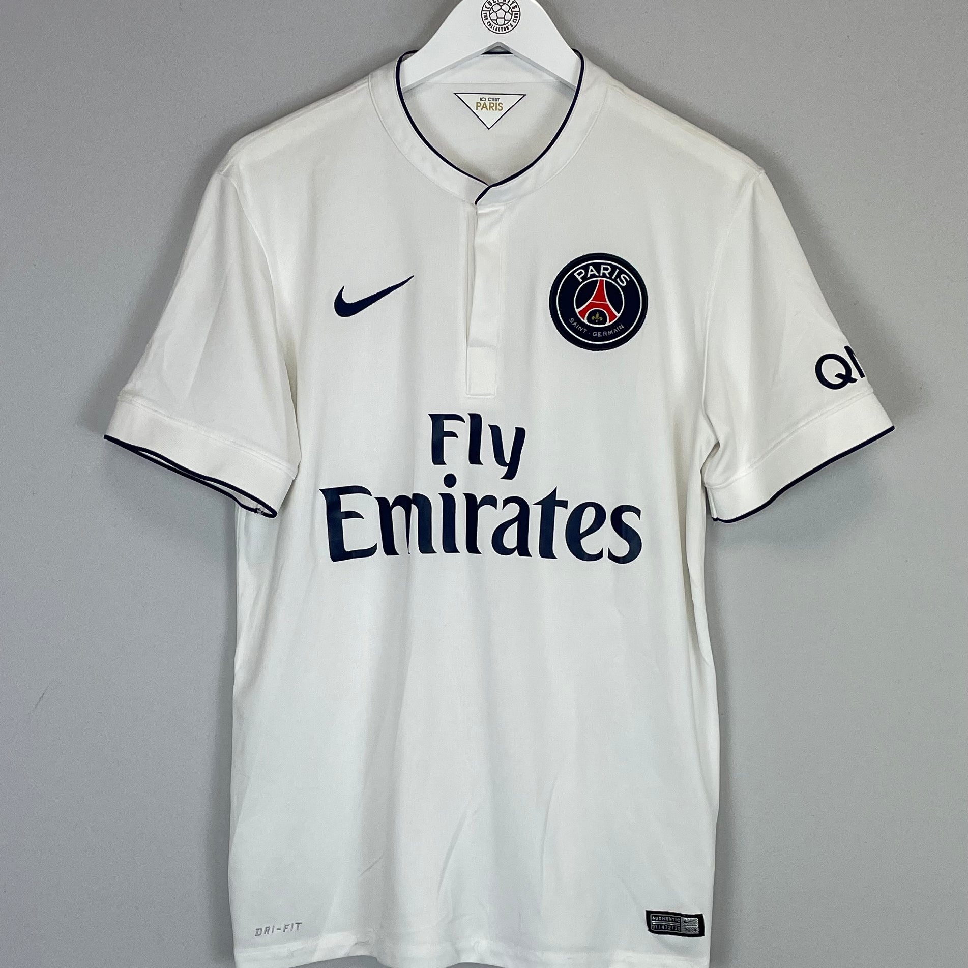 Shop 2014/15 PSG AWAY SHIRT (M) NIKE, classic football shirts, vintage football shirts & retro soccer jerseys at Cult Kits
