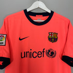 Shop 2009/10 BARCELONA IBRAHIMOVIC #10 AWAY SHIRT (L) NIKE, classic football shirts, vintage football shirts & retro soccer jerseys at Cult Kits