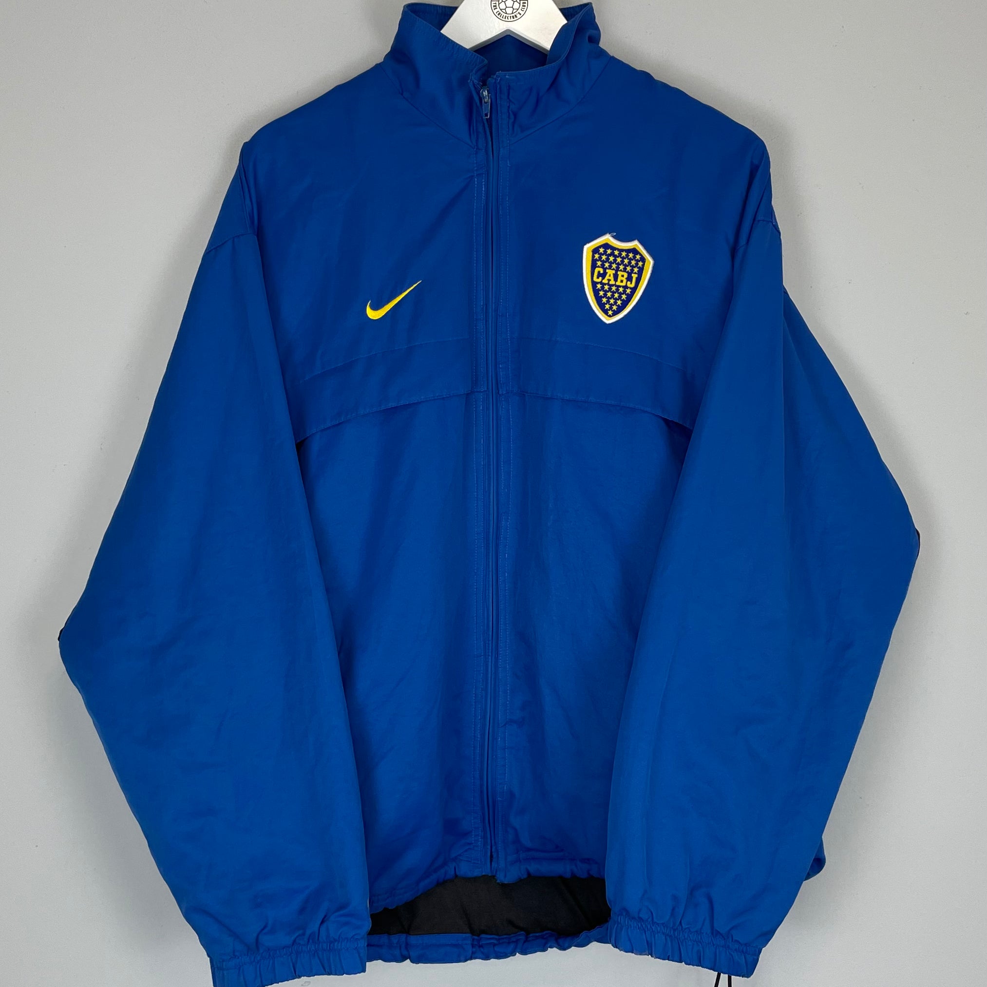 Shop 2000/01 BOCA JUNIORS TRACK JACKET (L) NIKE, classic football shirts, vintage football shirts & retro soccer jerseys at Cult Kits