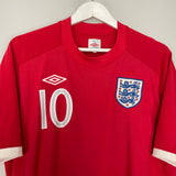 Shop 2010/11 ENGLAND ROONEY #10 AWAY SHIRT (L) UMBRO, classic football shirts, vintage football shirts & retro soccer jerseys at Cult Kits