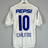 2004/05 BOCA JUNIORS CARLITOS #10 AWAY SHIRT (M) NIKE