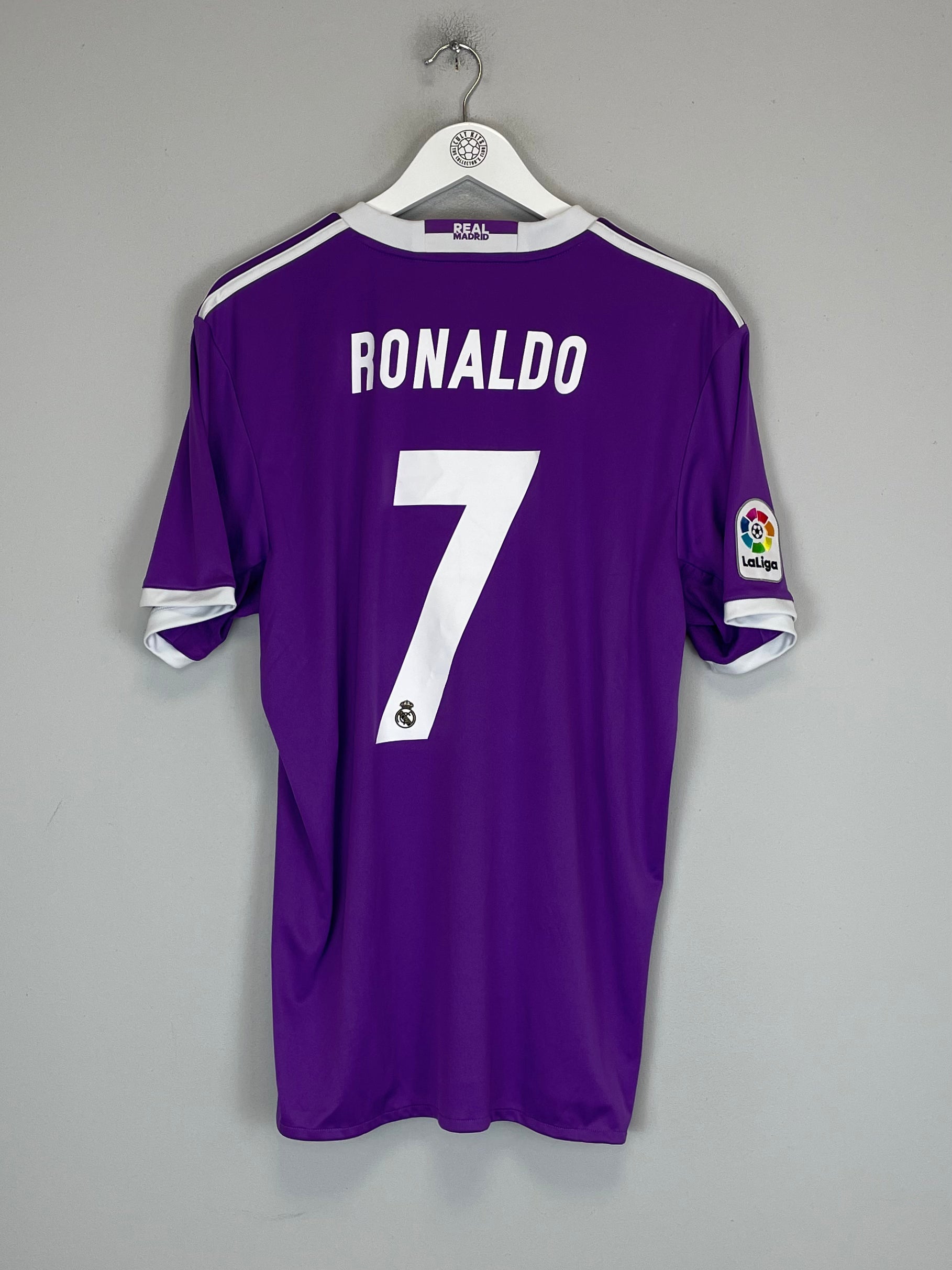 Shop 2016/17 REAL MADRID RONALDO #7 AWAY SHIRT (L) ADIDAS, classic football shirts, vintage football shirts & retro soccer jerseys at Cult Kits