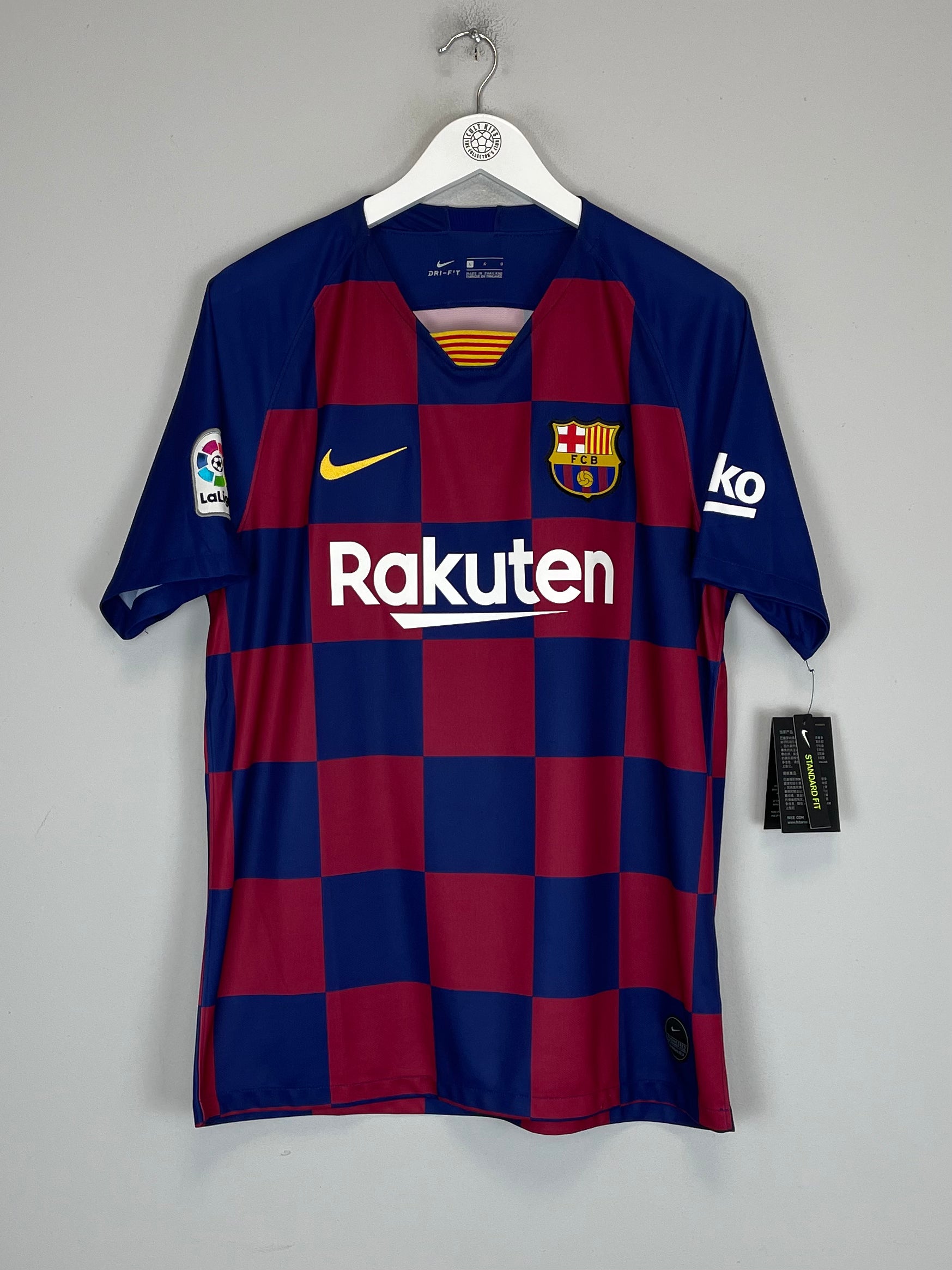 Shop 2019/20 BARCELONA MESSI #10 *BNWT* HOME SHIRT (L) NIKE, classic football shirts, vintage football shirts & retro soccer jerseys at Cult Kits