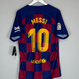 Shop 2019/20 BARCELONA MESSI #10 *BNWT* HOME SHIRT (L) NIKE, classic football shirts, vintage football shirts & retro soccer jerseys at Cult Kits