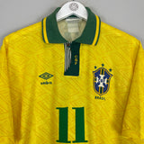 1991/93 BRAZIL ROMARIO #11 HOME SHIRT (XL) UMBRO
