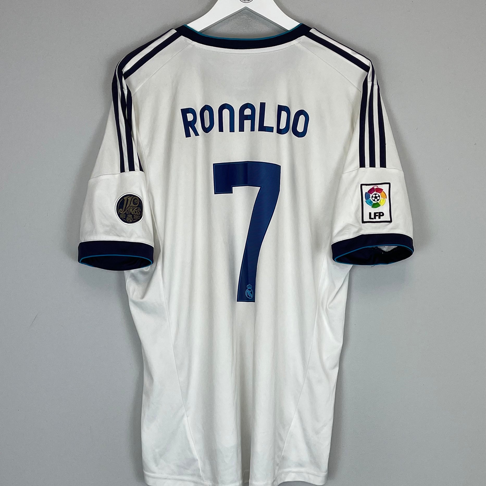 Shop 2012/13 REAL MADRID RONALDO #7 HOME SHIRT (XL) ADIDAS, classic football shirts, vintage football shirts & retro soccer jerseys at Cult Kits
