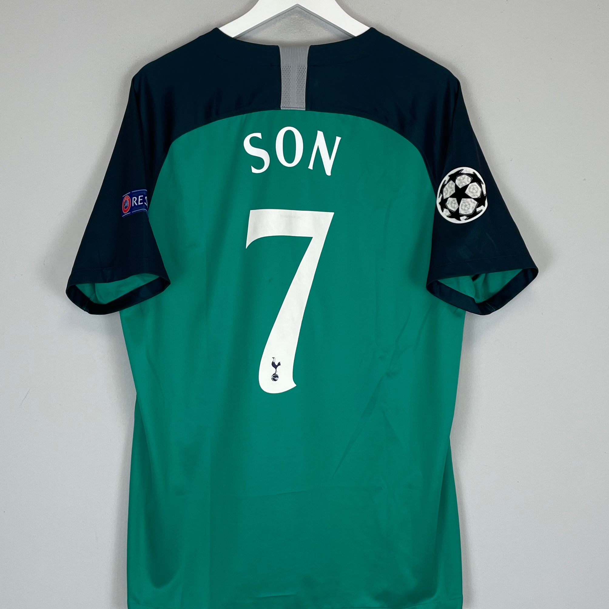 Shop 2018/19 TOTTENHAM SON #7 C/L THIRD SHIRT (XL) NIKE, classic football shirts, vintage football shirts & retro soccer jerseys at Cult Kits