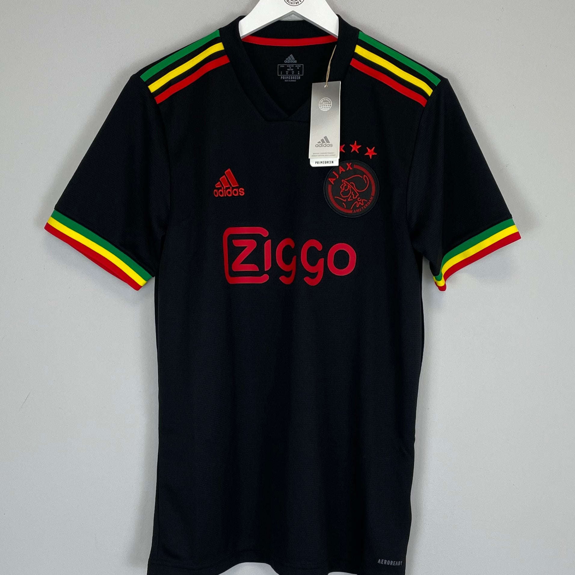 Shop 2021/22 AJAX 'THREE LITTLE BIRDS' *BNWT* THIRD SHIRT (M) ADIDAS, classic football shirts, vintage football shirts & retro soccer jerseys at Cult Kits