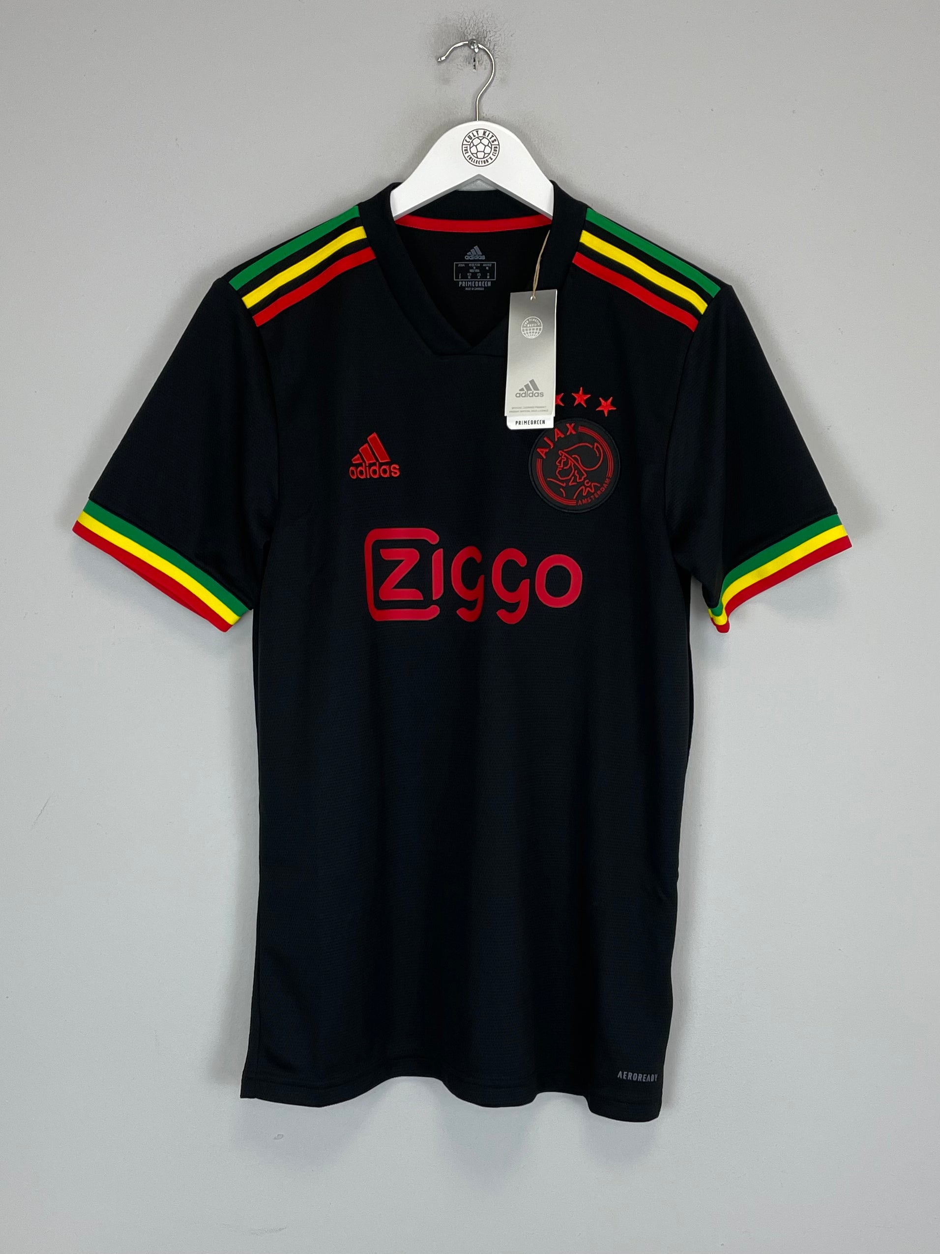 Shop 2021/22 AJAX 'THREE LITTLE BIRDS' *BNWT* THIRD SHIRT (M) ADIDAS, classic football shirts, vintage football shirts & retro soccer jerseys at Cult Kits