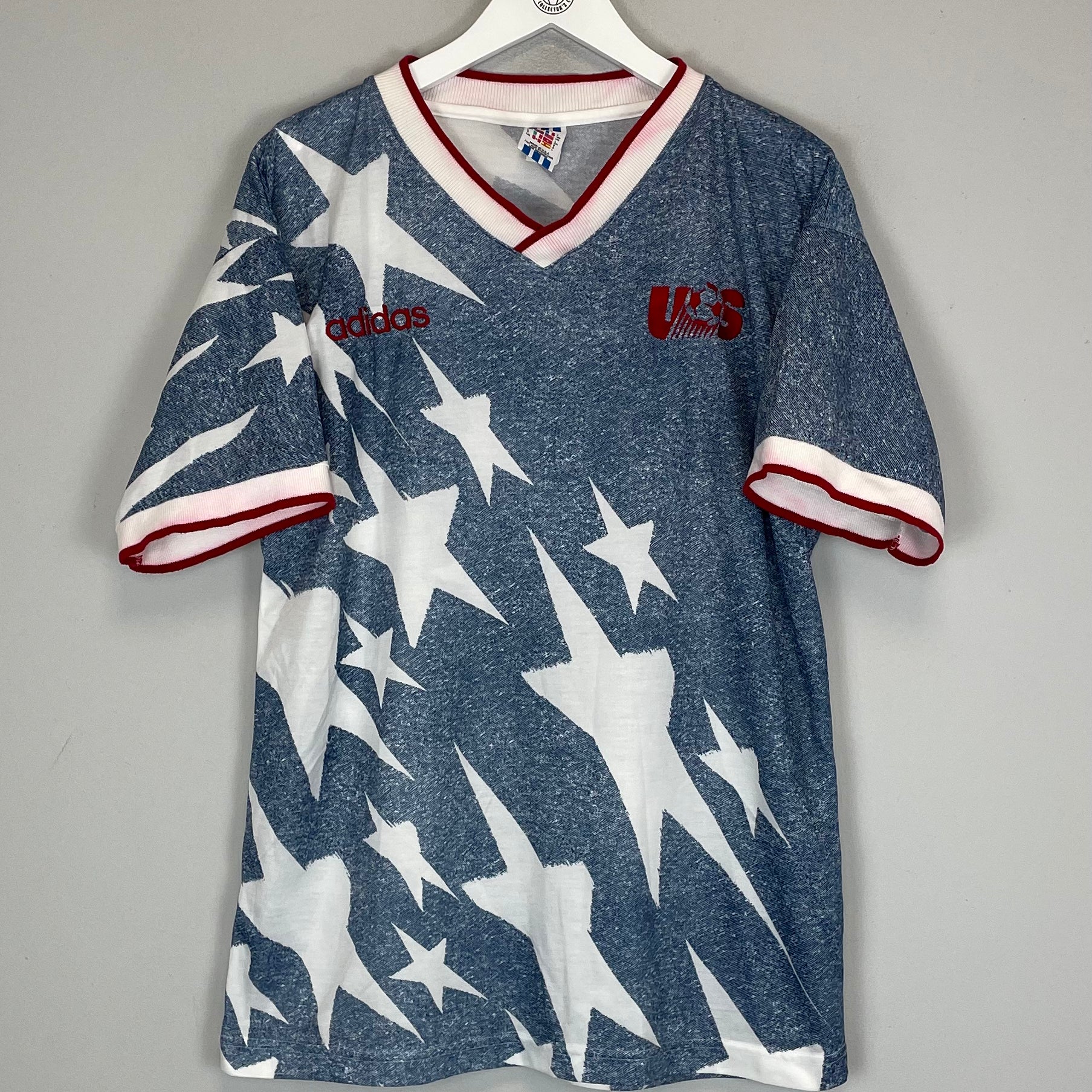 Shop 1994 USA AWAY SHIRT (L) ADIDAS, classic football shirts, vintage football shirts & retro soccer jerseys at Cult Kits