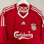 Shop 2008/10 LIVERPOOL GERRARD #8 HOME SHIRTS (XL) ADIDAS, classic football shirts, vintage football shirts & retro soccer jerseys at Cult Kits