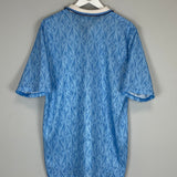 1991/92 LAZIO HOME SHIRT (L) UMBRO