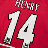 2002/2004 Arsenal Henry #14 Home Shirt (XL) Nike