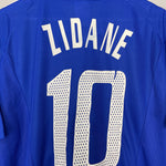 Shop 2002/04 FRANCE ZIDANE #10 HOME SHIRT (L) ADIDAS, classic football shirts, vintage football shirts & retro soccer jerseys at Cult Kits