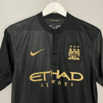 Shop 2013/14 MANCHESTER CITY KOMPANY #4 AWAY SHIRT (M) NIKE, classic football shirts, vintage football shirts & retro soccer jerseys at Cult Kits