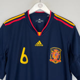 2010/11 SPAIN A.INIESTA #6 AWAY SHIRT (L) ADIDAS