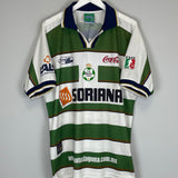 Shop 2000/01 SANTOS LAGUNA #18 HOME SHIRT (XL) CORONA SPORT, classic football shirts, vintage football shirts & retro soccer jerseys at Cult Kits