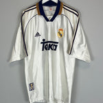 Shop 1998/00 REAL MADRID ANELKA #19 HOME SHIRT (L) ADIDAS, classic football shirts, vintage football shirts & retro soccer jerseys at Cult Kits