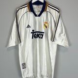 Shop 1998/00 REAL MADRID ANELKA #19 HOME SHIRT (L) ADIDAS, classic football shirts, vintage football shirts & retro soccer jerseys at Cult Kits