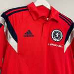 Shop 2013/14 SCOTLAND TRAINING SHIRT (M) ADIDAS, classic football shirts, vintage football shirts & retro soccer jerseys at Cult Kits