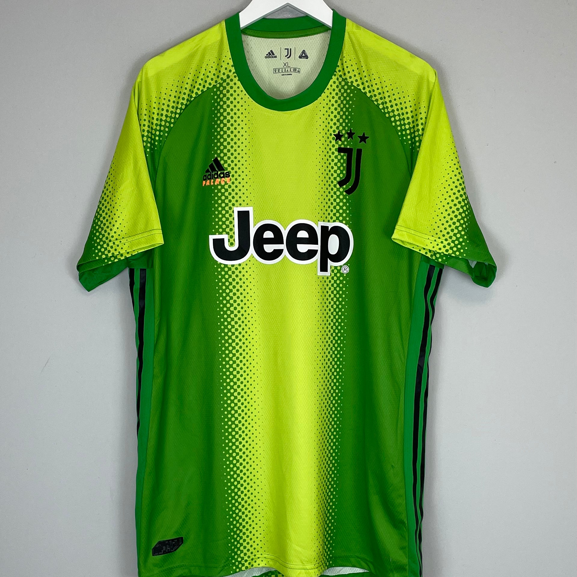 Shop 2019/20 JUVENTUS X PALACE *AUTHENTIC* GK SHIRT (XL) ADIDAS, classic football shirts, vintage football shirts & retro soccer jerseys at Cult Kits