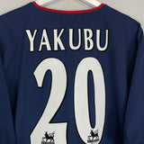 2003/05 PORTSMOUTH YAKUBU #20 *MINT* AWAY SHIRT (XXL)