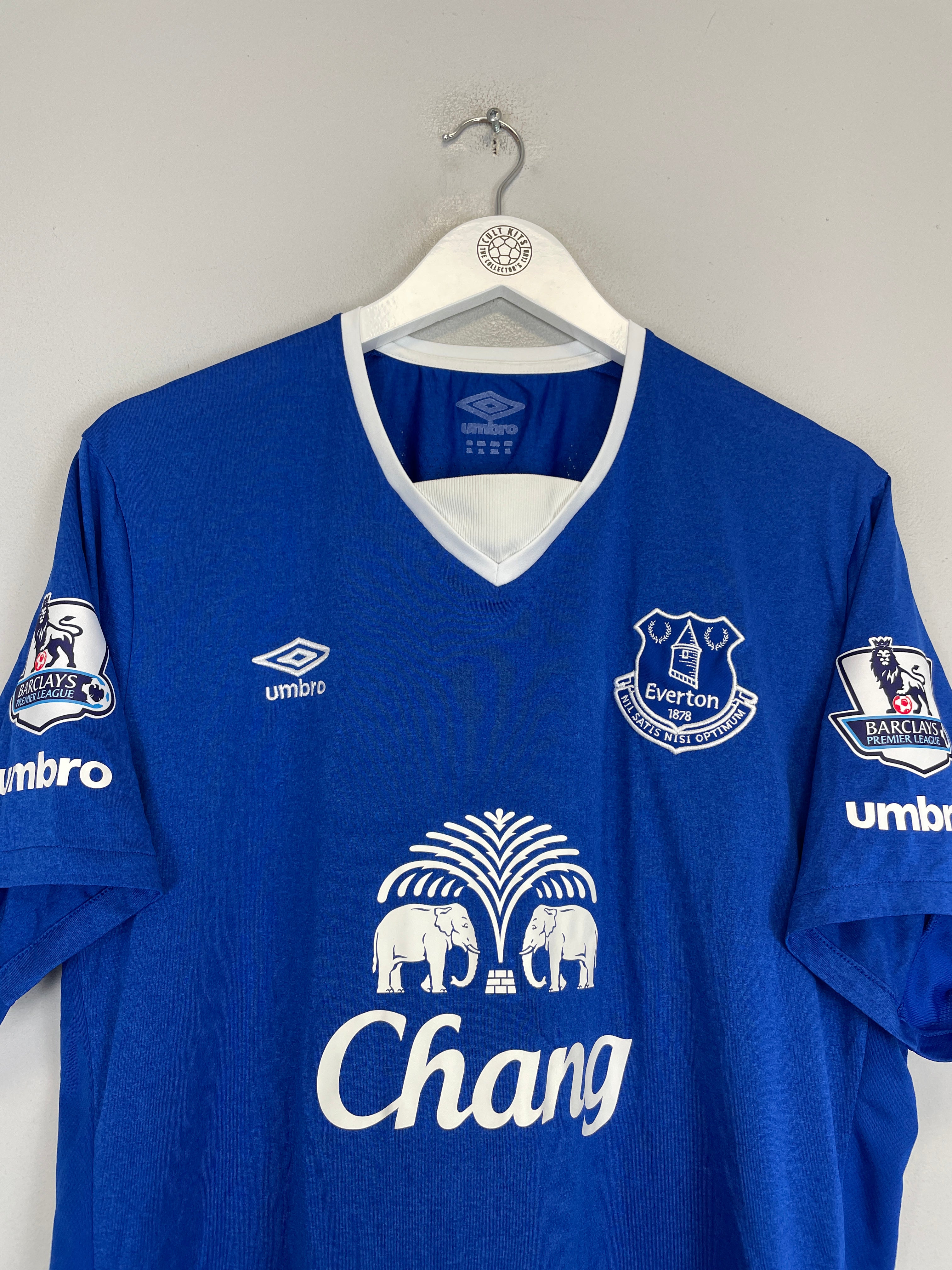 Shop 2015/16 EVERTON HOME SHIRT (XL) UMBRO, classic football shirts, vintage football shirts & retro soccer jerseys at Cult Kits