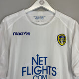 2010/11 LEEDS UNITED BECCHIO #10 HOME SHIRT (L) MACRON