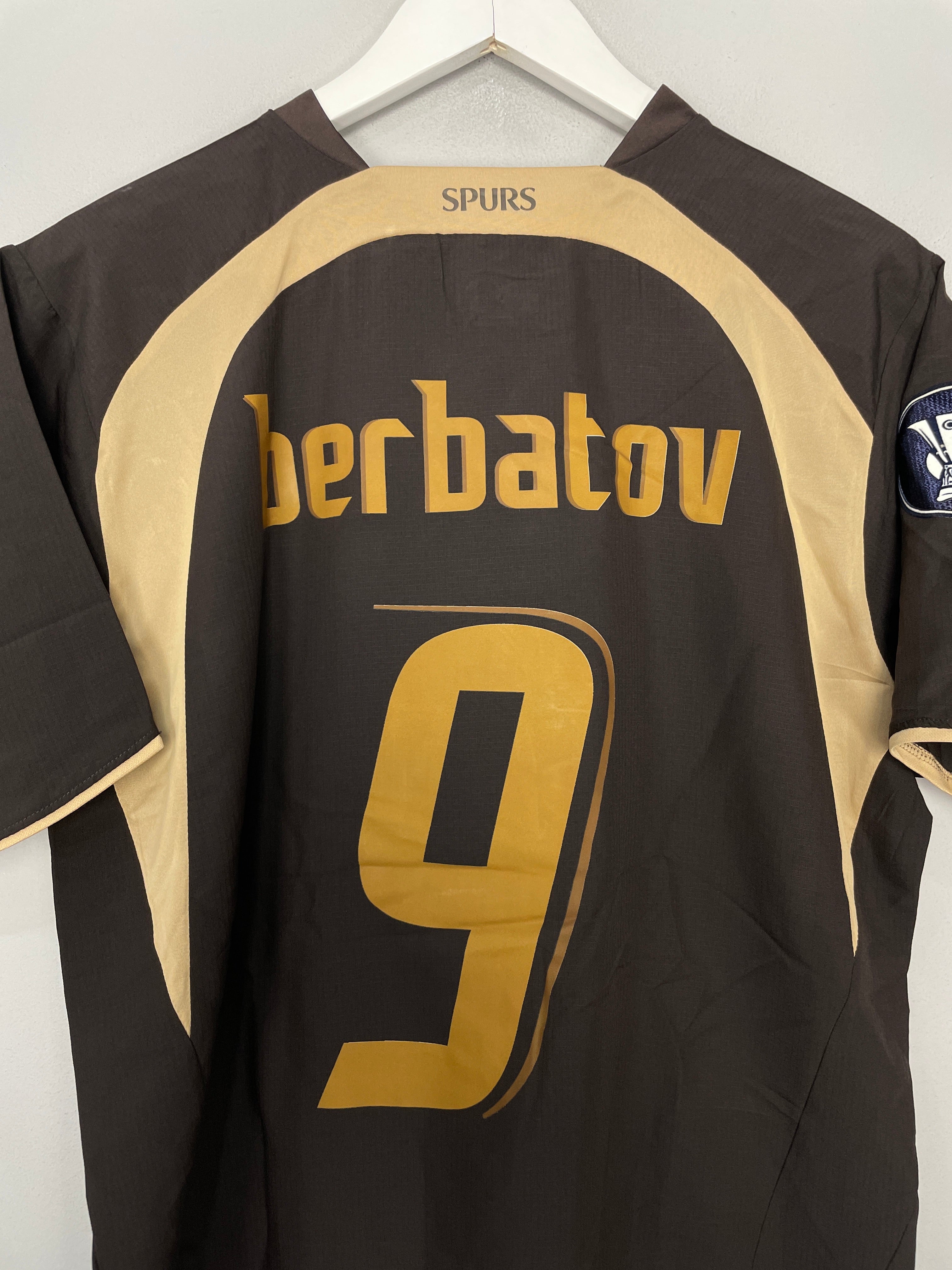 Shop 2006/07 TOTTENHAM BERBATOV #9 EUROPEAN THIRD SHIRT (M) PUMA, classic football shirts, vintage football shirts & retro soccer jerseys at Cult Kits