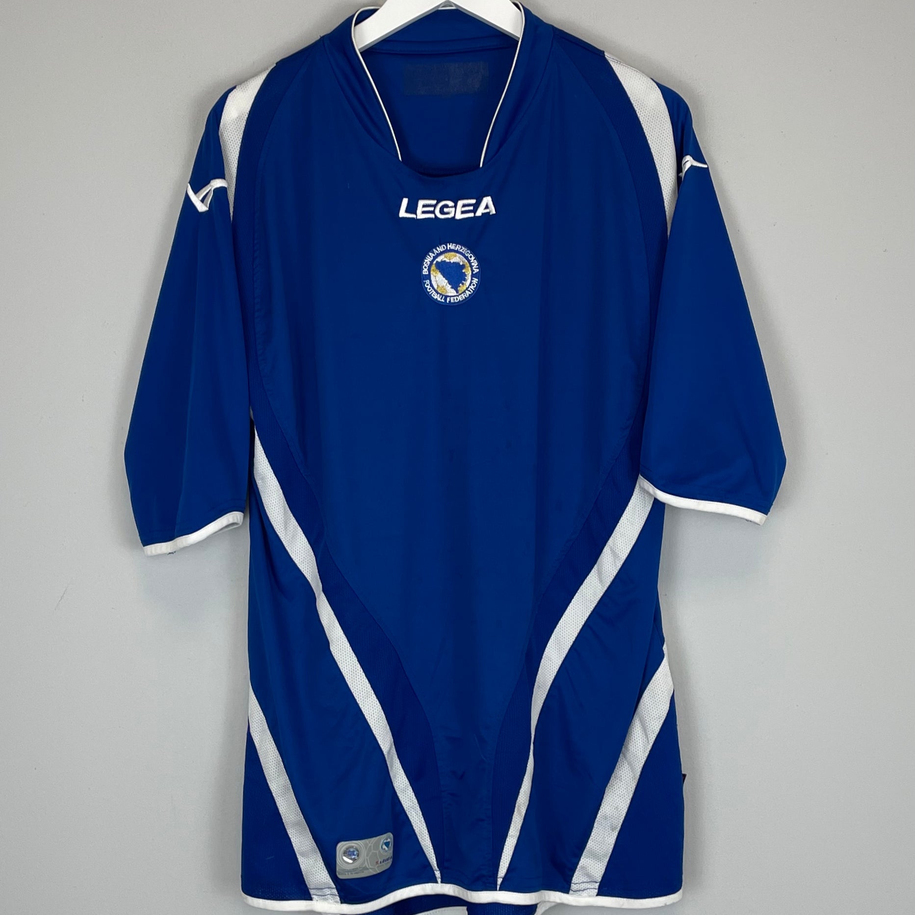 Shop 2012/13 BOSNIA HOME SHIRT (XL) LEGEA, classic football shirts, vintage football shirts & retro soccer jerseys at Cult Kits