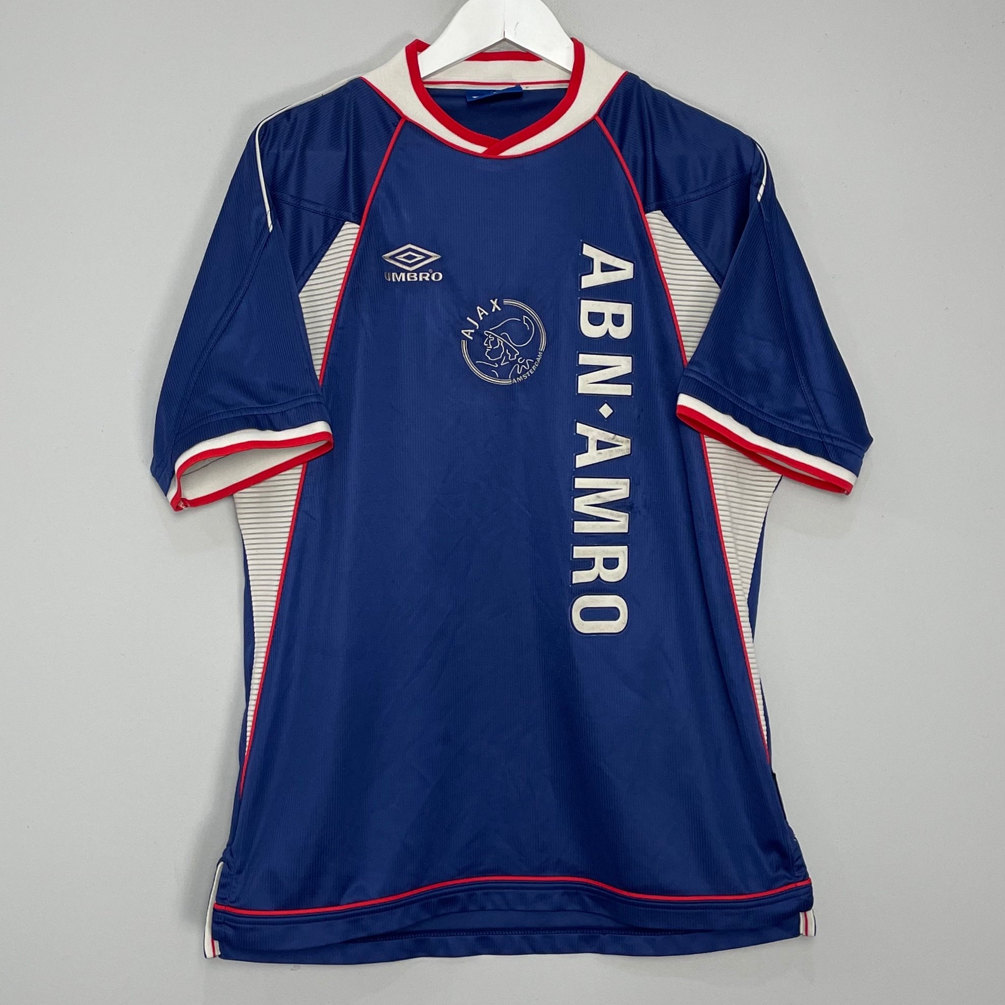 Shop 1999/00 AJAX AWAY SHIRT (L) UMBRO, classic football shirts, vintage football shirts & retro soccer jerseys at Cult Kits