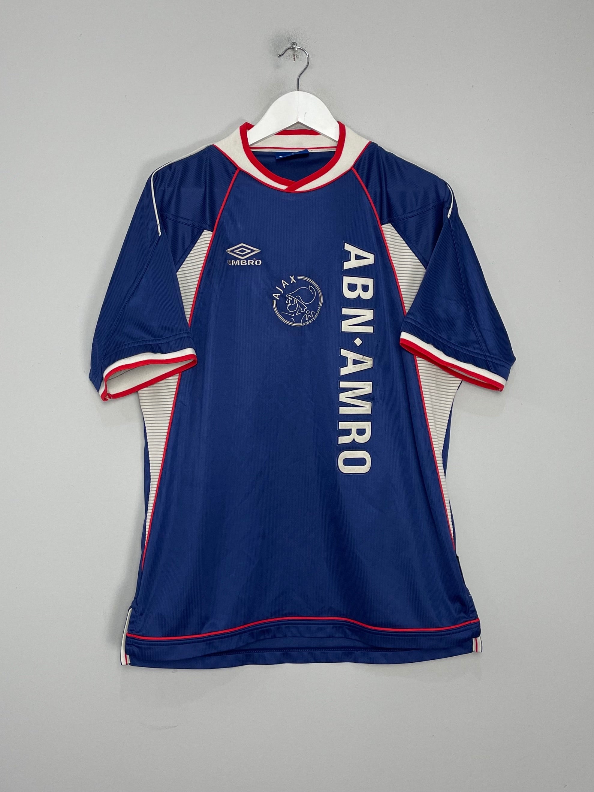 Shop 1999/00 AJAX AWAY SHIRT (L) UMBRO, classic football shirts, vintage football shirts & retro soccer jerseys at Cult Kits