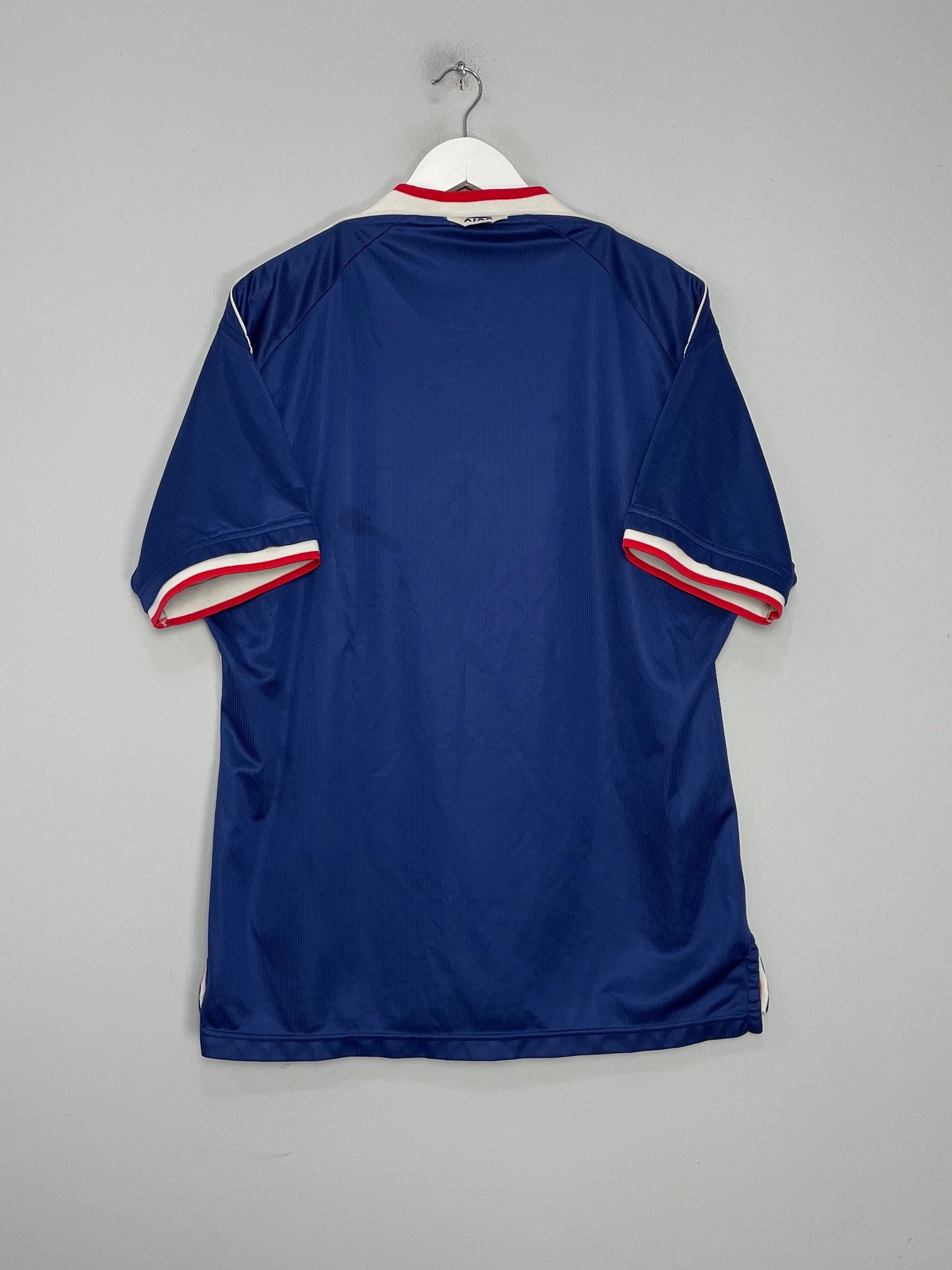 Shop 1999/00 AJAX AWAY SHIRT (L) UMBRO, classic football shirts, vintage football shirts & retro soccer jerseys at Cult Kits