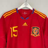 2010/11 SPAIN SERGIO RAMOS #15 HOME SHIRT (L) ADIDAS