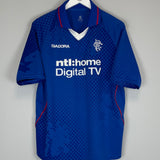 Shop 2002/03 RANGERS CANIGGIA #7 HOME SHIRT (L) DIADORA, classic football shirts, vintage football shirts & retro soccer jerseys at Cult Kits