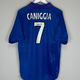 Shop 2002/03 RANGERS CANIGGIA #7 HOME SHIRT (L) DIADORA, classic football shirts, vintage football shirts & retro soccer jerseys at Cult Kits