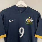 Shop 2006/08 AUSTRALIA VIDUKA #9 AWAY SHIRT (M) NIKE, classic football shirts, vintage football shirts & retro soccer jerseys at Cult Kits