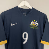 Shop 2006/08 AUSTRALIA VIDUKA #9 AWAY SHIRT (M) NIKE, classic football shirts, vintage football shirts & retro soccer jerseys at Cult Kits
