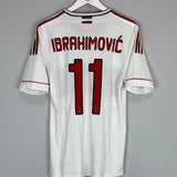 Shop 2012/13 AC MILAN IBRAHIMOVIC #11 AWAY SHIRT (M) ADIDAS, classic football shirts, vintage football shirts & retro soccer jerseys at Cult Kits