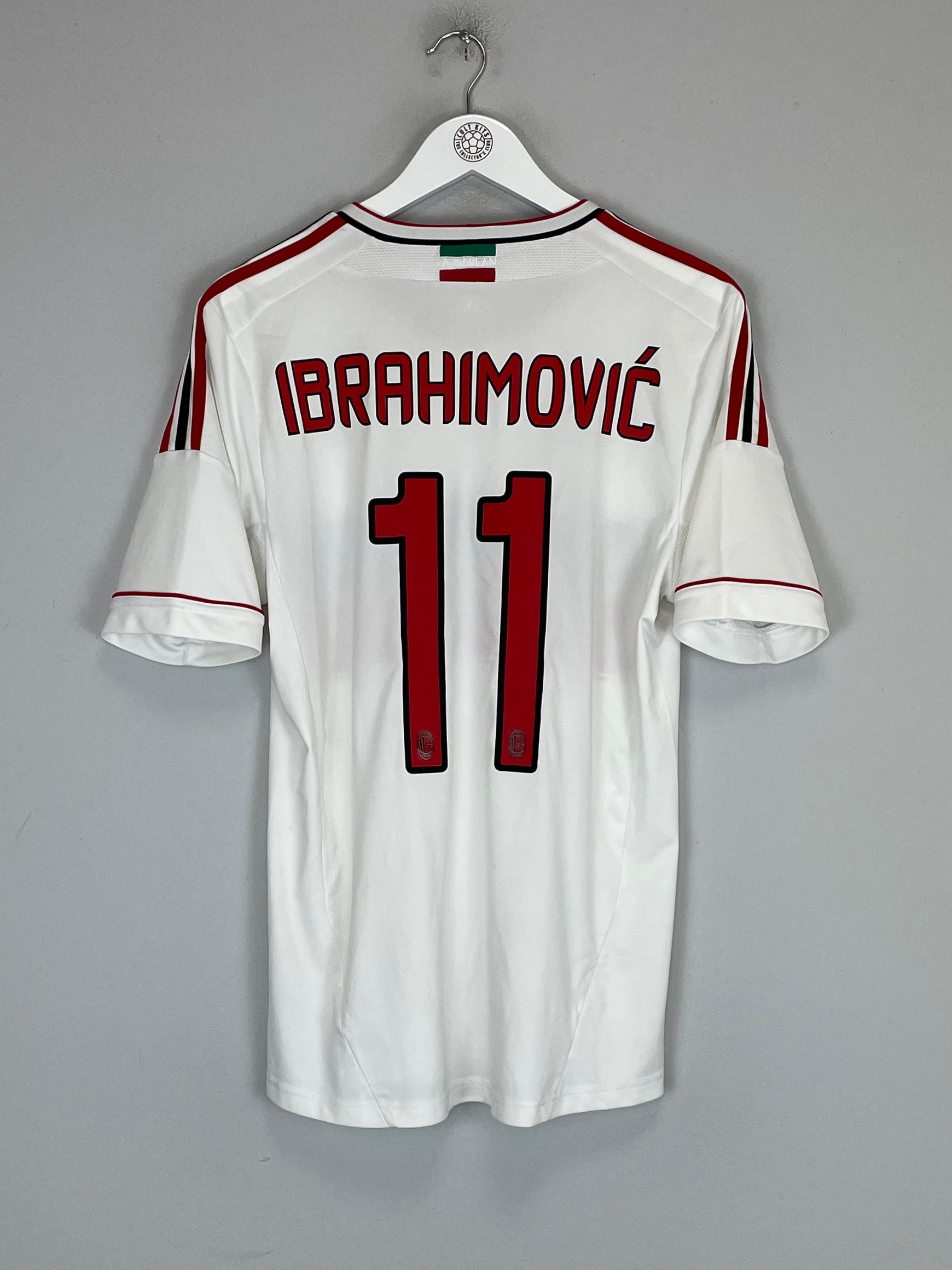 Shop 2012/13 AC MILAN IBRAHIMOVIC #11 AWAY SHIRT (M) ADIDAS, classic football shirts, vintage football shirts & retro soccer jerseys at Cult Kits
