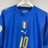 2006 ITALY TOTTI #10 HOME SHIRT (XXL) PUMA