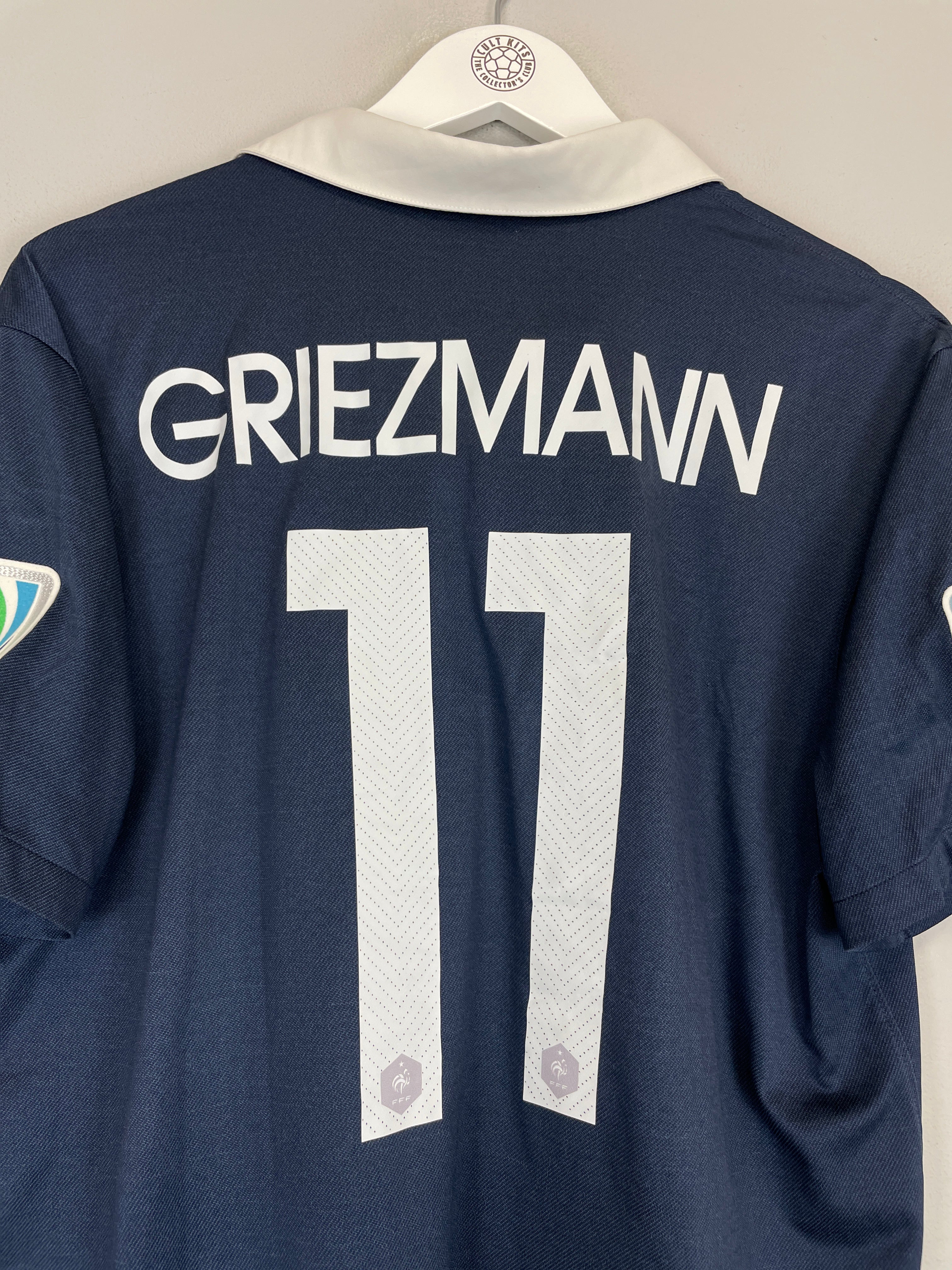 Shop 2014/15 FRANCE GRIEZMANN #11 HOME SHIRT (L) NIKE, classic football shirts, vintage football shirts & retro soccer jerseys at Cult Kits