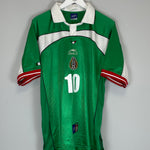 Shop 2000/01 MEXICO C.BLANCO #10 HOME SHIRT (L) ATLETICA, classic football shirts, vintage football shirts & retro soccer jerseys at Cult Kits