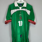 Shop 2000/01 MEXICO C.BLANCO #10 HOME SHIRT (L) ATLETICA, classic football shirts, vintage football shirts & retro soccer jerseys at Cult Kits