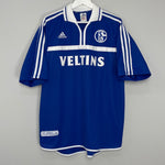 Shop 2000/01 SCHALKE HOME SHIRT (XL) ADIDAS, classic football shirts, vintage football shirts & retro soccer jerseys at Cult Kits