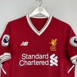 Shop 2017/18 LIVERPOOL M.SALAH #11 HOME SHIRT (S) NEW BALANCE, classic football shirts, vintage football shirts & retro soccer jerseys at Cult Kits