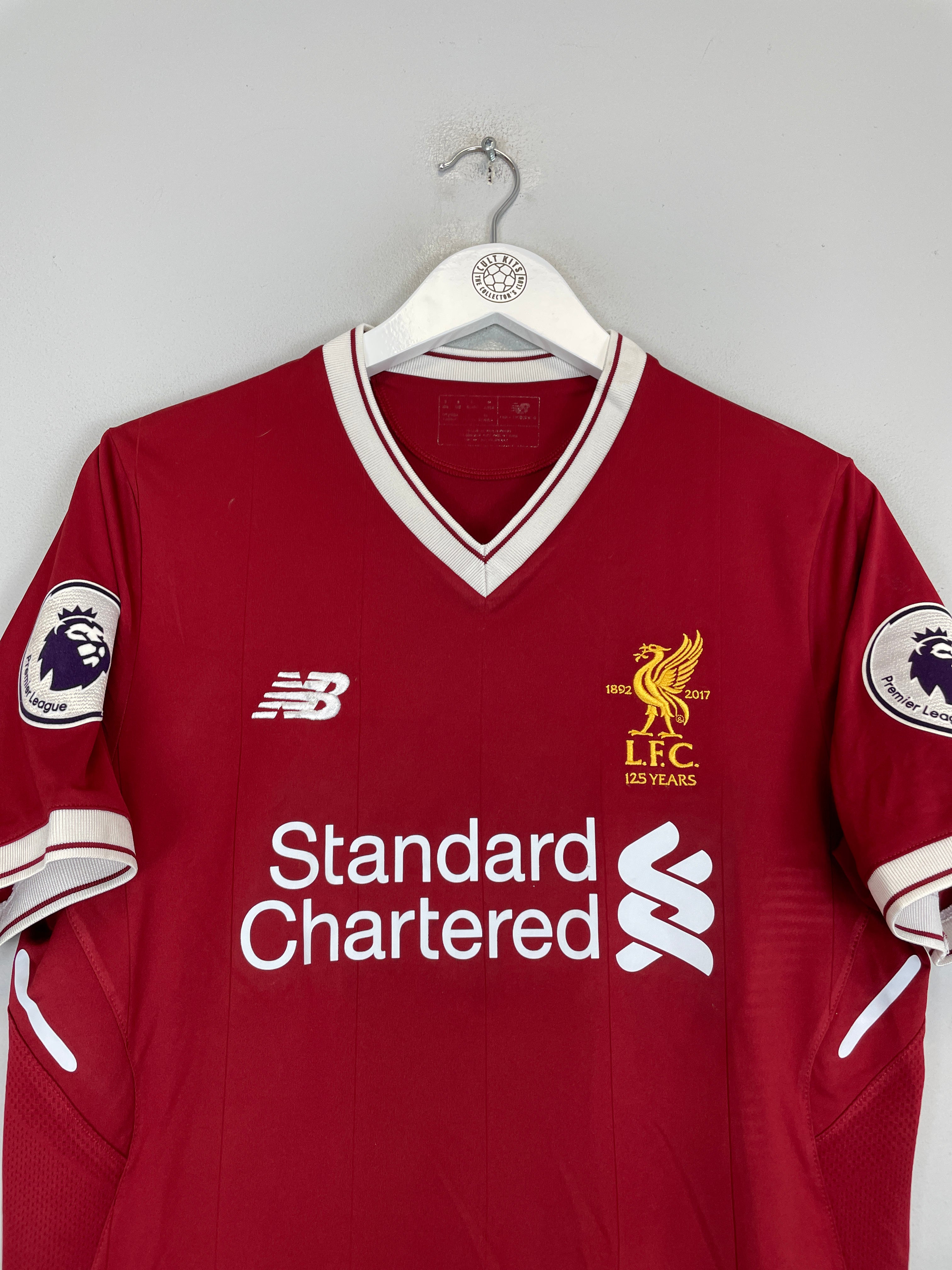 Shop 2017/18 LIVERPOOL M.SALAH #11 HOME SHIRT (S) NEW BALANCE, classic football shirts, vintage football shirts & retro soccer jerseys at Cult Kits