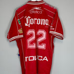 Shop 1999/00 TOLUCA #22 HOME SHIRT (L) ATLETICA, classic football shirts, vintage football shirts & retro soccer jerseys at Cult Kits