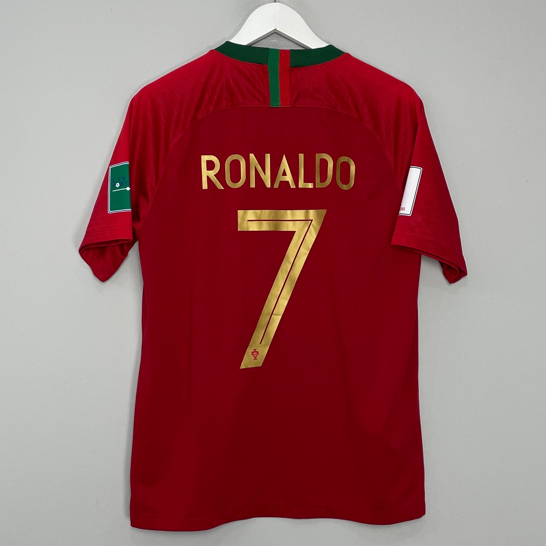 Shop 2018/19 PORTUGAL RONALDO #7 HOME SHIRT (L) NIKE, classic football shirts, vintage football shirts & retro soccer jerseys at Cult Kits